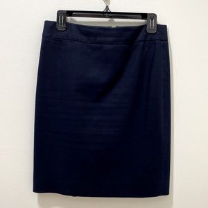 J.Crew Navy Pencil Skirt, Size 4